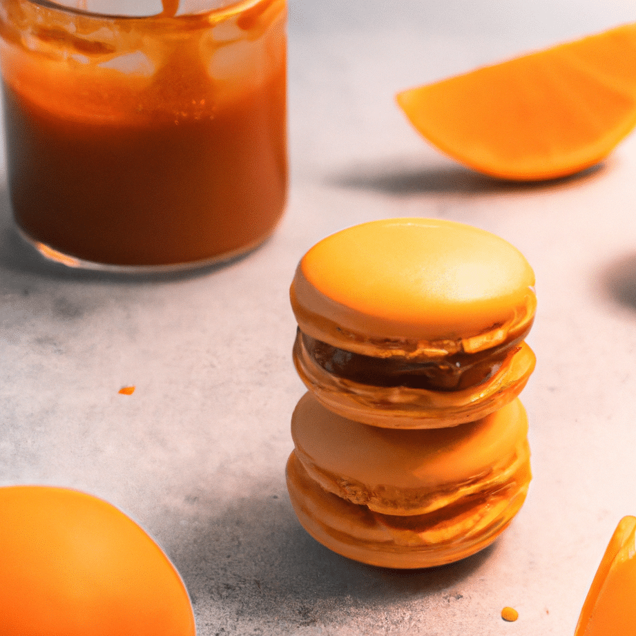 receta-unica-de-macarons-de-naranja-y-almendra-con-ganache-de-naranja